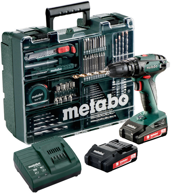 Metabo Corless Impact Drill 18V, 1600rpm, 48Nm, 1.4kg SB18SET